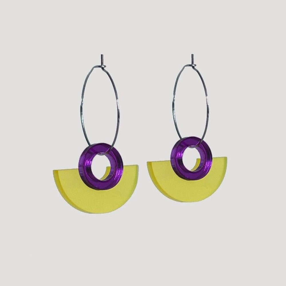 Bijoux - Boucles d'oreilles Blok - Disponibles en + 12 palettes sélectionnées - PAMELA COROMOTO