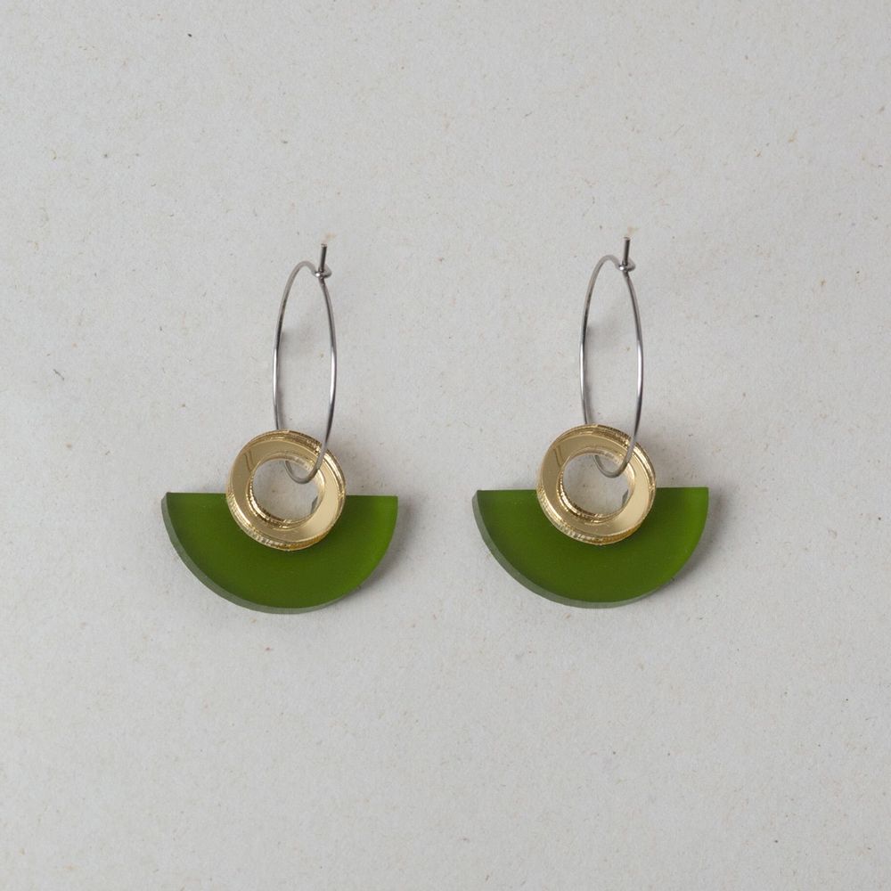 Bijoux - Boucles d'oreilles Blok - Disponibles en + 12 palettes sélectionnées - PAMELA COROMOTO