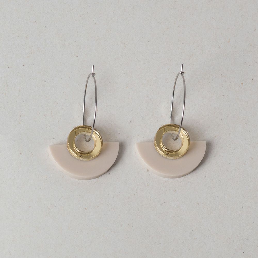 Bijoux - Boucles d'oreilles Blok - Disponibles en + 12 palettes sélectionnées - PAMELA COROMOTO