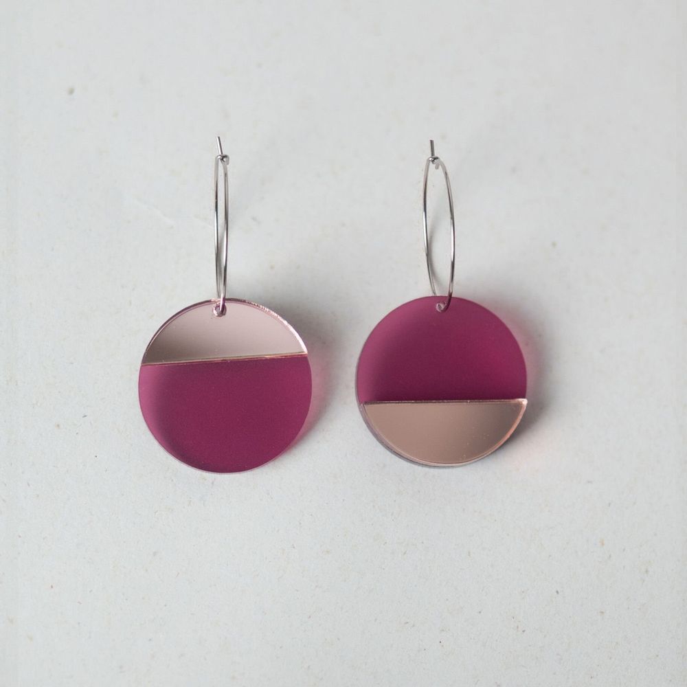 Bijoux - Boucles d'oreilles Horizon - Disponible en + 12 palettes sélectionnées - PAMELA COROMOTO