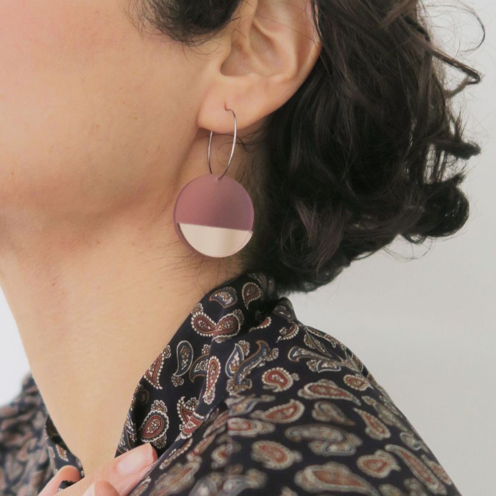 Bijoux - Boucles d'oreilles Horizon - Disponible en + 12 palettes sélectionnées - PAMELA COROMOTO