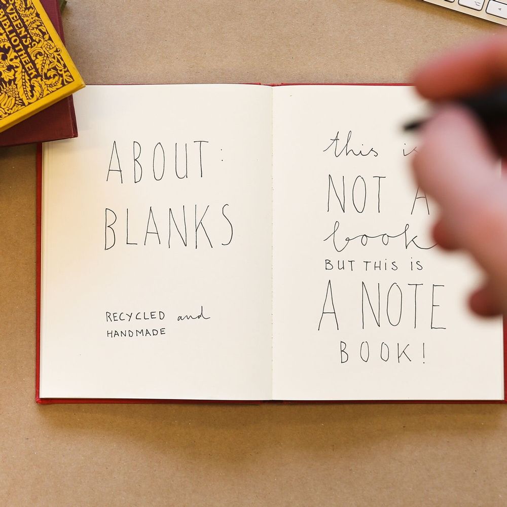 Stationery - About Blanks original sketch- notebook - ABOUT : BLANKS