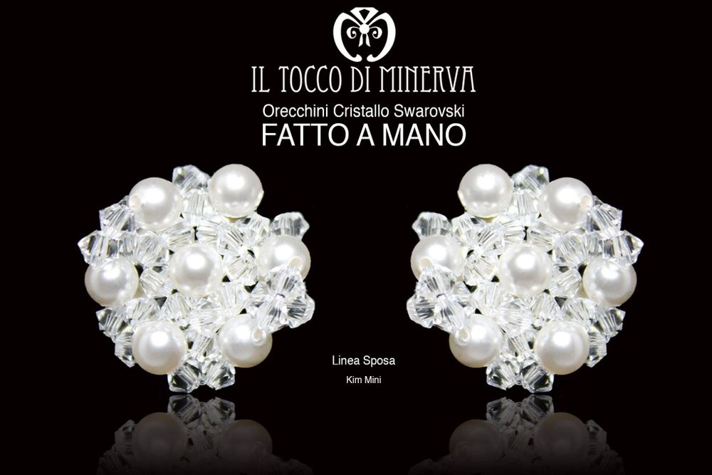 Jewelry - Kim Swarovski Crystal Wedding Earrings - IL TOCCO DI MINERVA