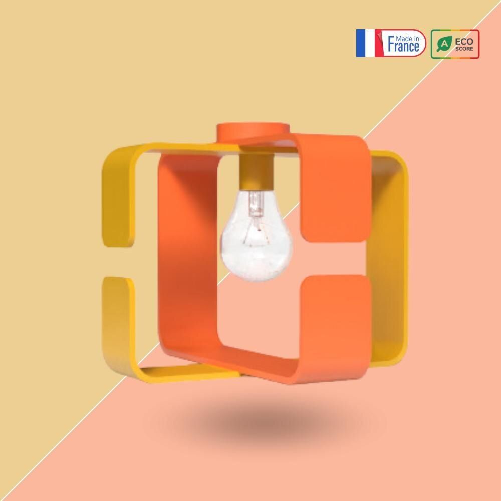 Objets design - Lampe Plafonnier Bicolore - BO X - BOETHIC - DECORATION ENGAGEE