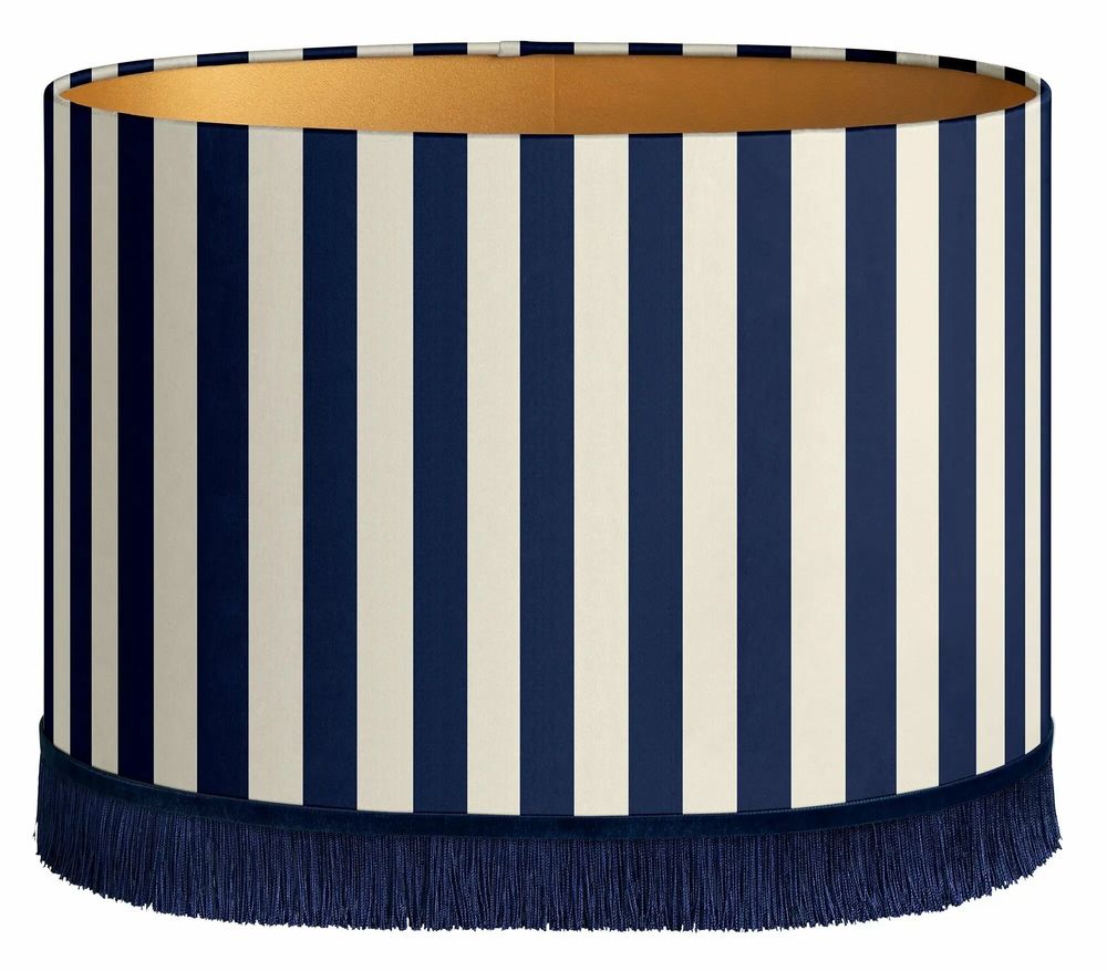 Blinds - Lampshade Jackie Navy Ecru - PALAIS SUSTAINABLE LUXURY