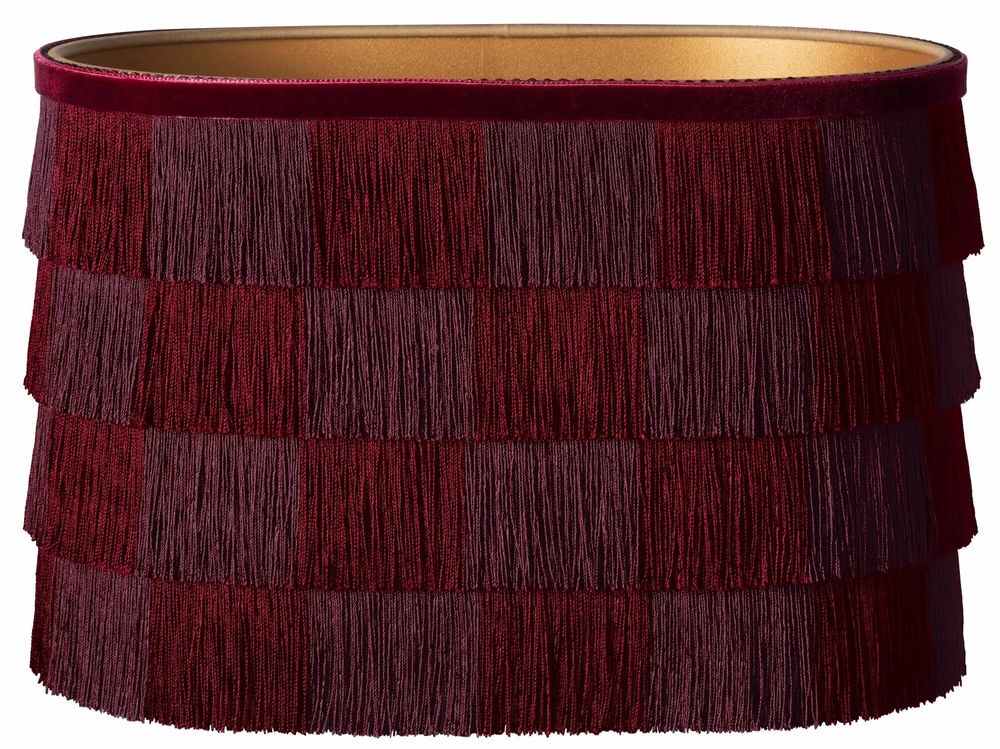 Abat-jours - Abat-jour Giselle Bourgogne & Bordeaux - PALAIS SUSTAINABLE LUXURY