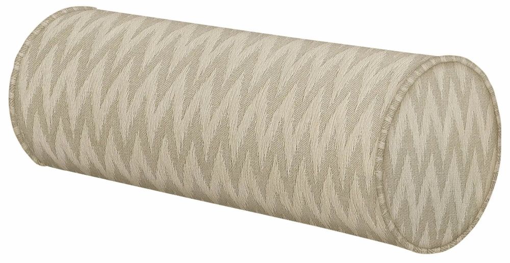 Garden textiles - Bolster Rosita Sand & Ecru - PALAIS SUSTAINABLE LUXURY