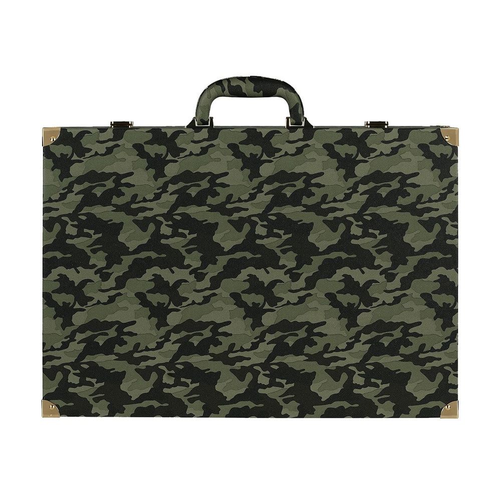 Leather goods - Backgammon Camouflage - Vegan Leather - Large - VIDO LUXURY BOARD GAMES