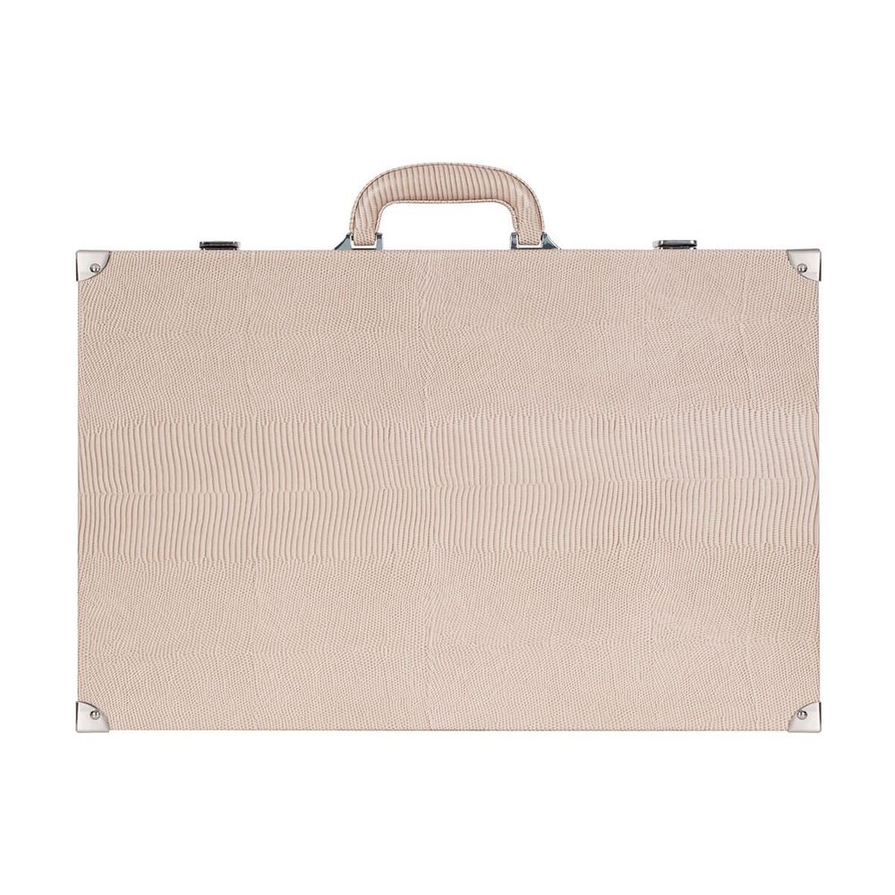 Leather goods - Backgammon Beige - Vegan lizard leather - Large - Games - VIDO LUXURY BOARD GAMES