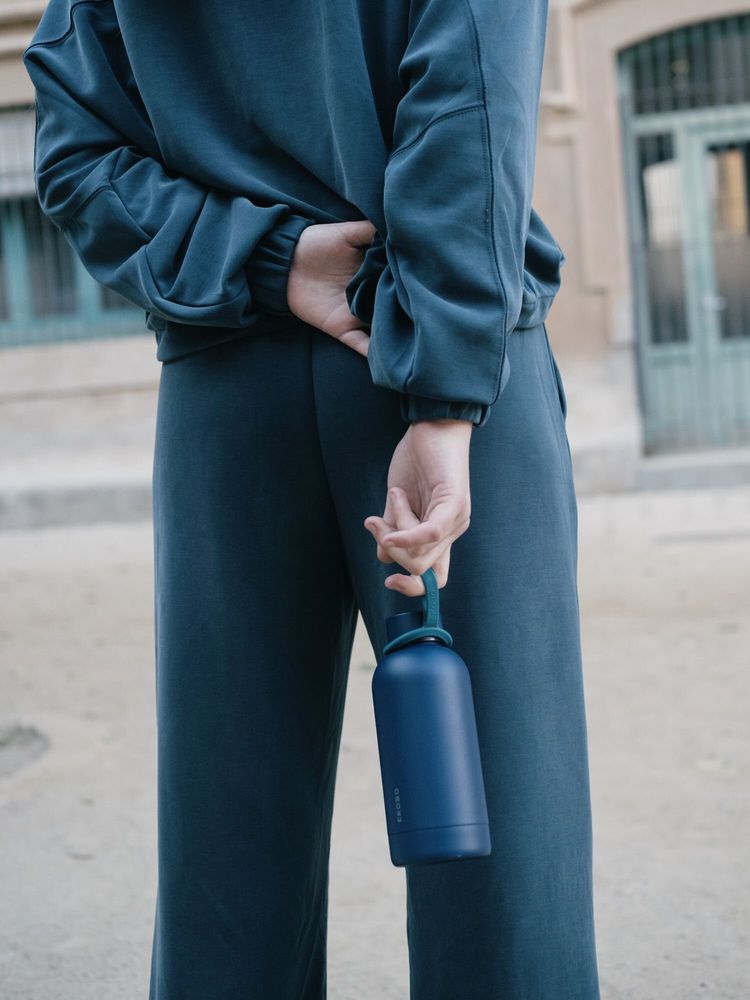 Carafes - Insulated Reusable Bottle 350ml - Midnight Blue - EKOBO