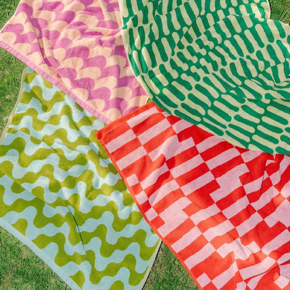 Fabrics - Bathroom: bathmats, towels, bathrobes and soaps. - TARTA GELATINA