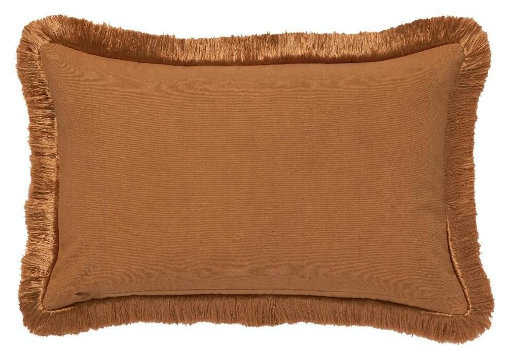 Coussins textile - Coussin Jackie Corail & Caramel - PALAIS SUSTAINABLE LUXURY