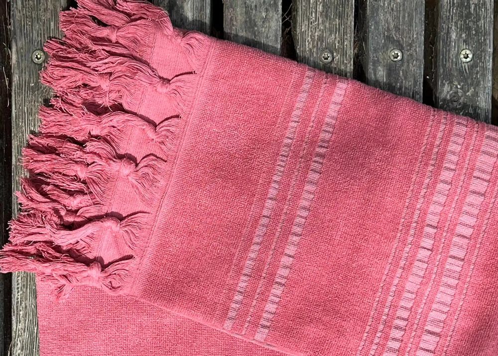 Serviettes de bain - FOUTA EN COTON BIOLOGIQUE - Collection DOLCE - Couleur JASPE - KARAWAN AUTHENTIC