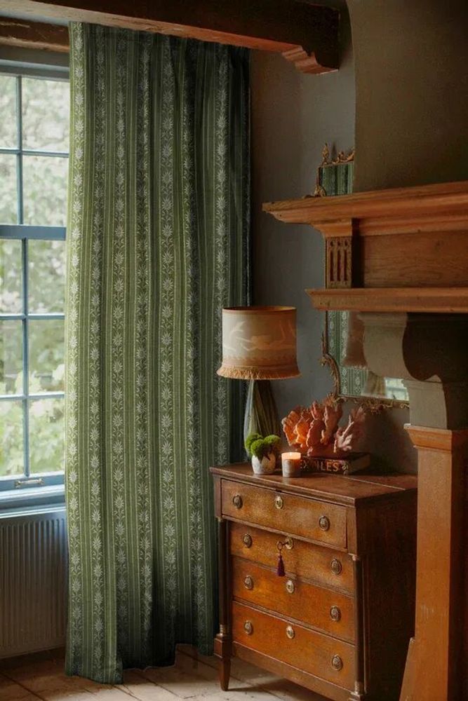 Blinds - Palais x Hôtel Magique Lampshade Thalassa Dusty Green & Sand - PALAIS SUSTAINABLE LUXURY