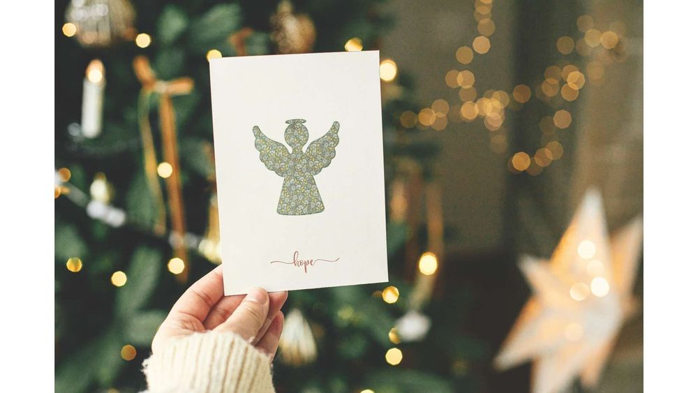 Carterie - Cartes de fête pliées en papier recyclé avec motifs de sari d'occasion - I WAS A SARI
