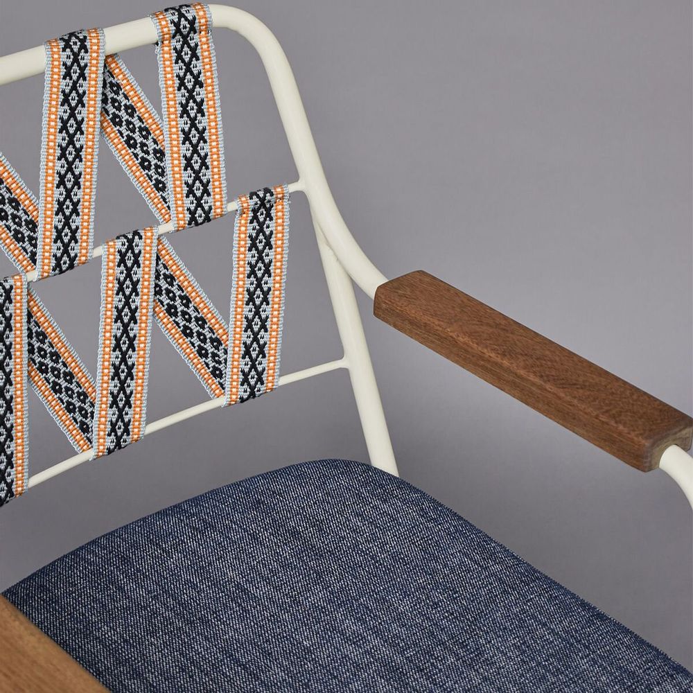 Armoires de bureau - Chaise Tiyana Comedor Tela Bleu - NA'LAGO