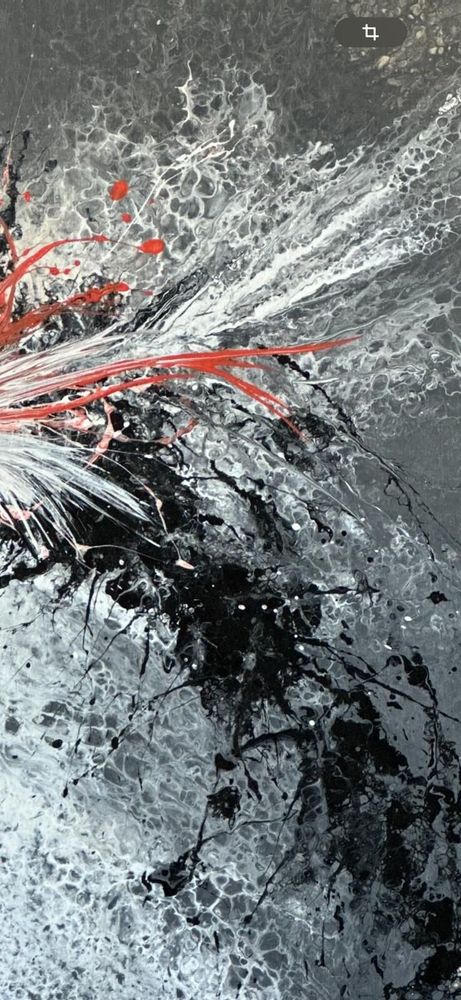 Paintings - Painting Acrylic and epoxy resin " Dance of Elements" - TURIK&ART (KSENIIA TURIK)