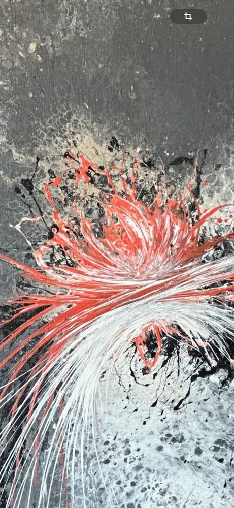 Paintings - Painting Acrylic and epoxy resin " Dance of Elements" - TURIK&ART (KSENIIA TURIK)