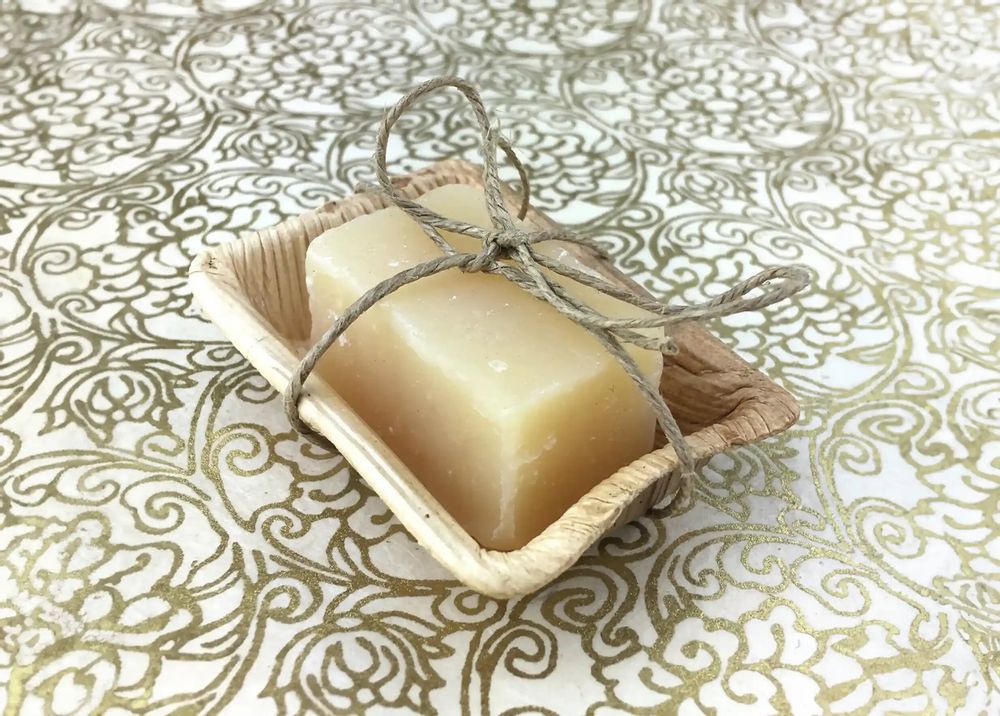 Savons - SAVON SOLIDE AYURVEDIQUE - BASILIC SACRÉ - PETIT FORMAT - KARAWAN AUTHENTIC