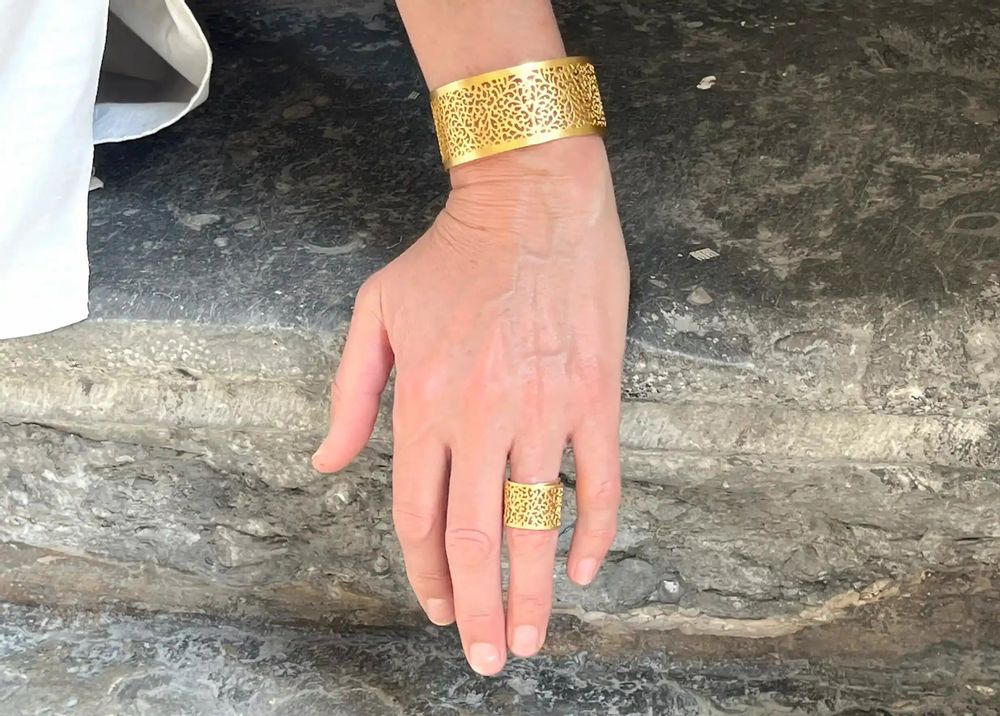 Jewelry - SECRET GARDEN CUFF - ARKEOS COLLECTION - KARAWAN AUTHENTIC