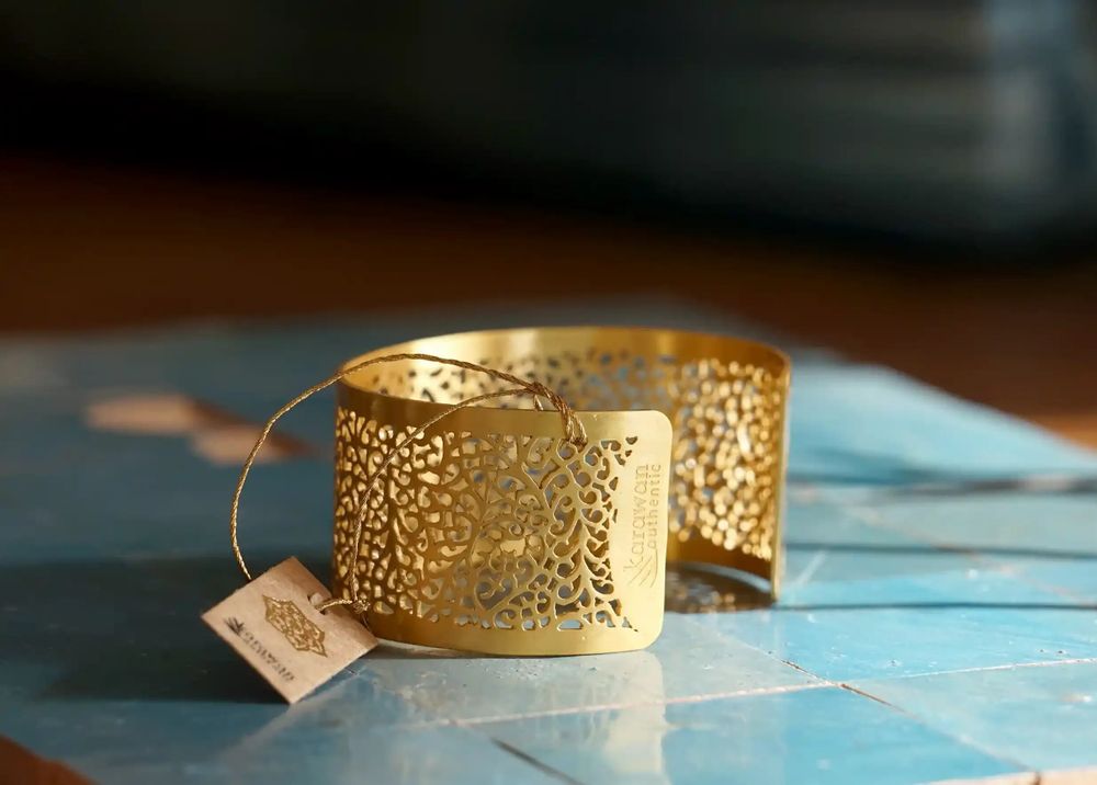 Jewelry - SECRET GARDEN CUFF - ARKEOS COLLECTION - KARAWAN AUTHENTIC