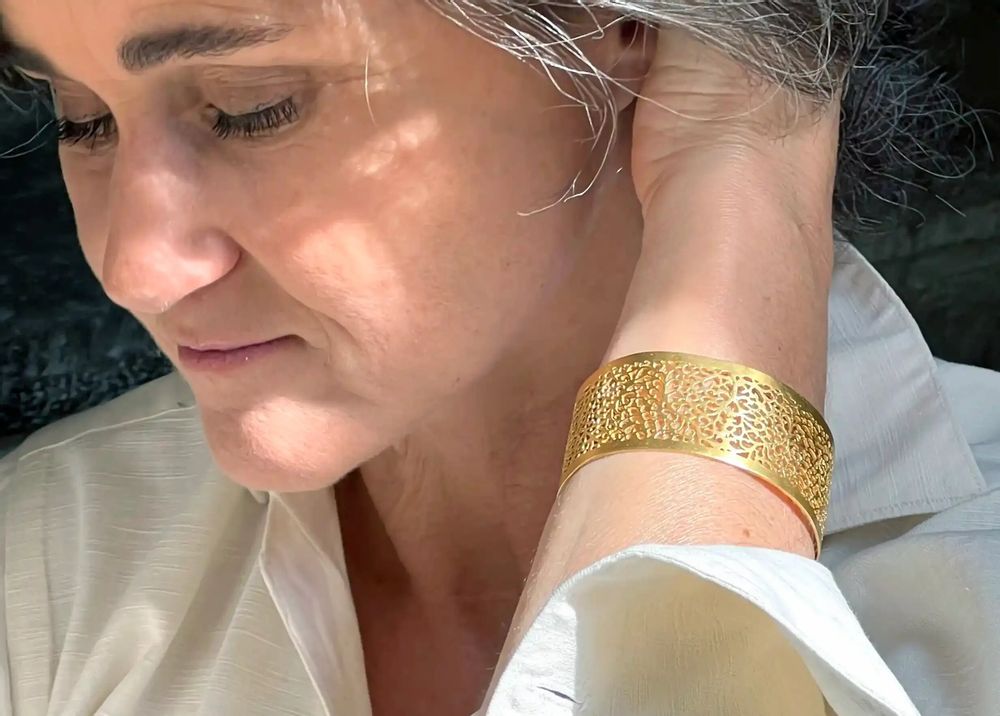 Jewelry - SECRET GARDEN CUFF - ARKEOS COLLECTION - KARAWAN AUTHENTIC