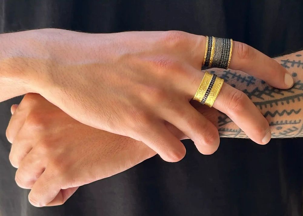 Jewelry - 'NIGHT OF THE TIMES' ADJUSTABLE 'DAY' RING - KARAWAN AUTHENTIC