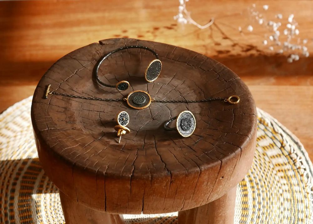 Bracelets - BRACELET "NUIT DES TEMPS" - COLLECTION ARKEOS - KARAWAN AUTHENTIC