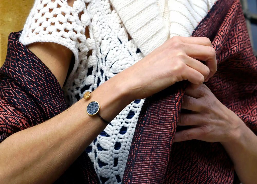 Bracelets - BANGLE BRACELET\" NIGHT OF THE TIMES\” - ARKEOS COLLECTION - KARAWAN AUTHENTIC