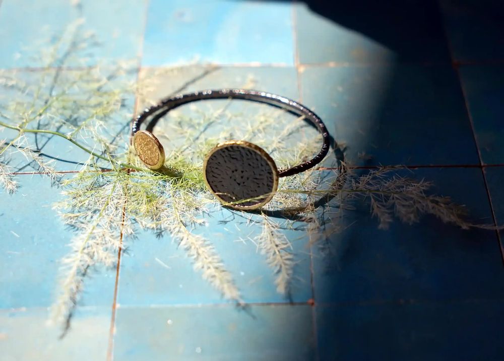 Bracelets - BANGLE BRACELET\" NIGHT OF THE TIMES\” - ARKEOS COLLECTION - KARAWAN AUTHENTIC