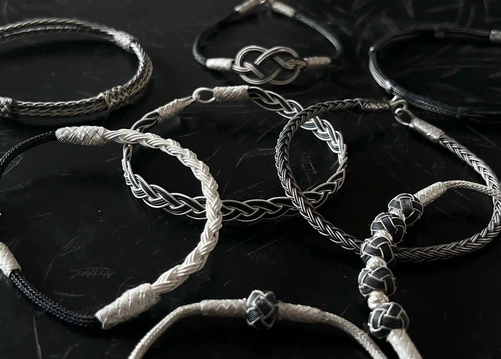 Bracelets - BRACELET TRESSE - ARGENT - FAIT MAIN - HOMME&FEMME Proposé en 2 tailles 18cm et 20cm. - KARAWAN AUTHENTIC