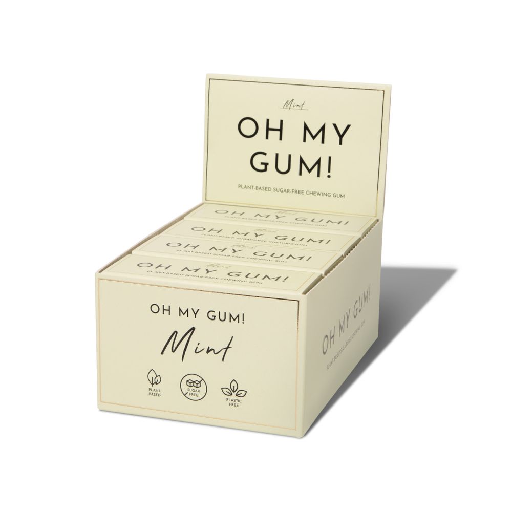 Confiserie - OH MY GUM ! Chewing-gum à la menthe - 12 paquets - OH MY GUM !