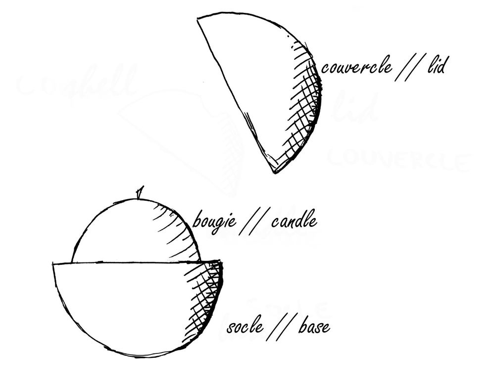 Cadeaux - Bougie Globe Bollywood Fleur d'oranger - PONPON CURIOSITAS