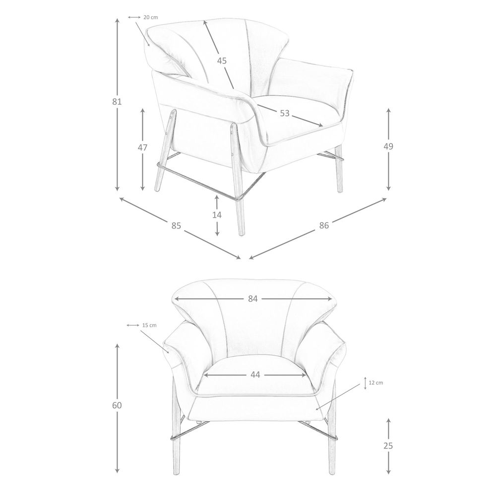 Fauteuils - Fauteuil en cuir sable - ANGEL CERDÁ