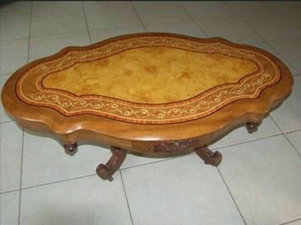 Tables basses - Table basse en marqueterie - JEROME POINCET