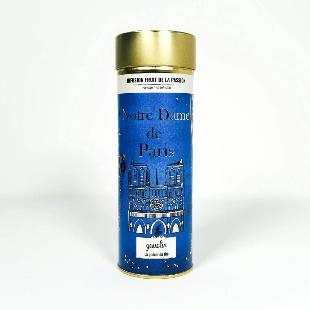Cadeaux - Flacon Notre Dame de Paris - Infusion fruit de la passion BIO - GAUCLIN