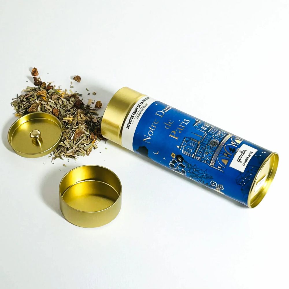 Cadeaux - Flacon Notre Dame de Paris - Infusion fruit de la passion BIO - GAUCLIN