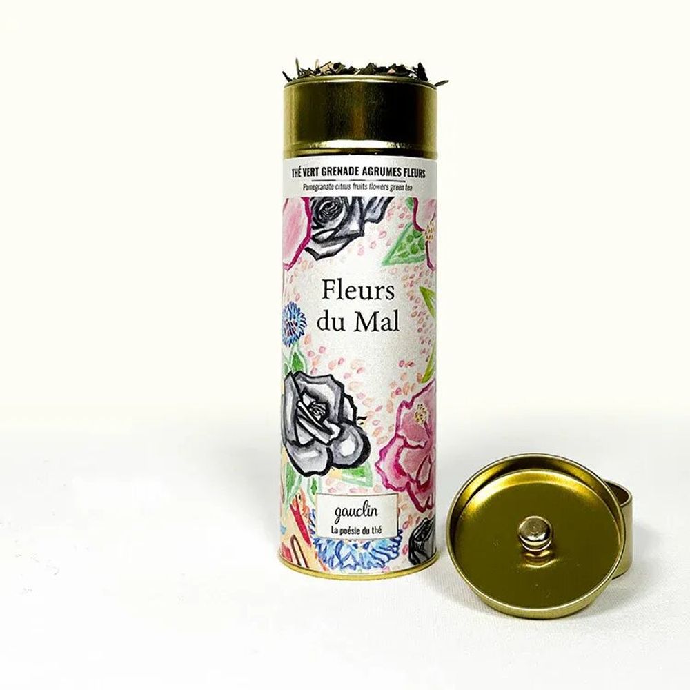 Cadeaux - Flacon Fleur du Mal - Thé vert grenade agrumes fleurs - GAUCLIN