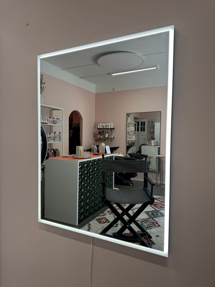 Miroirs pour salle de bain - Miroir LED carré Full Lux (70 x 90 cm) - SCANDINAVIAN GLASSFACTORY
