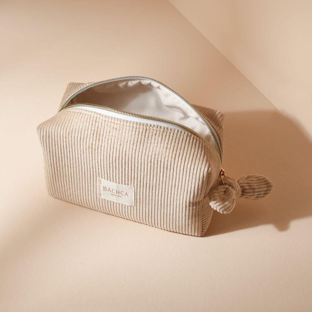 Beauty products - Trousse de toilette velours 24 x 18 x 10 cm - BACHCA
