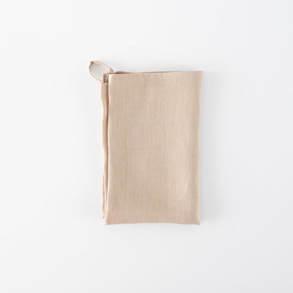 Torchons - Serviettes en lin — Ensemble de 4 textures & motifs - OURY HOME