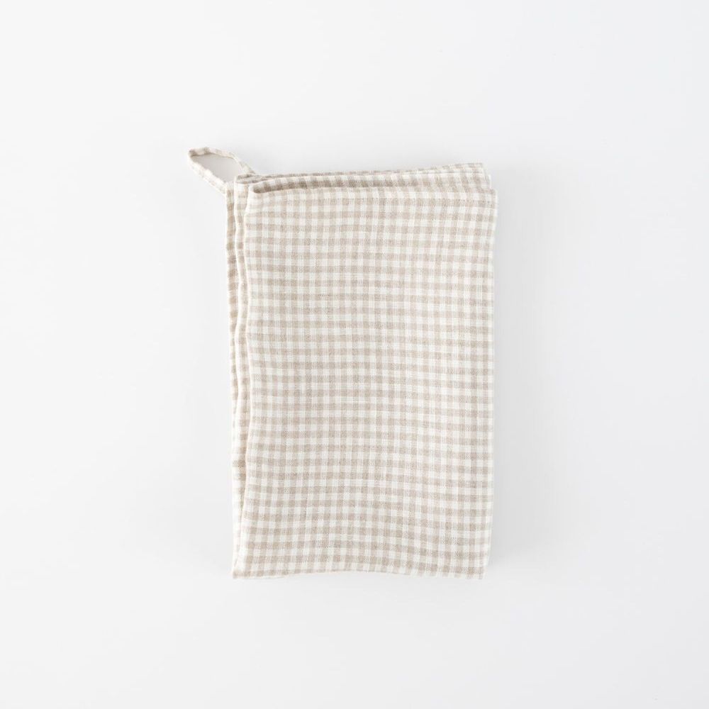 Torchons - Serviettes en lin — Ensemble de 4 textures & motifs - OURY HOME