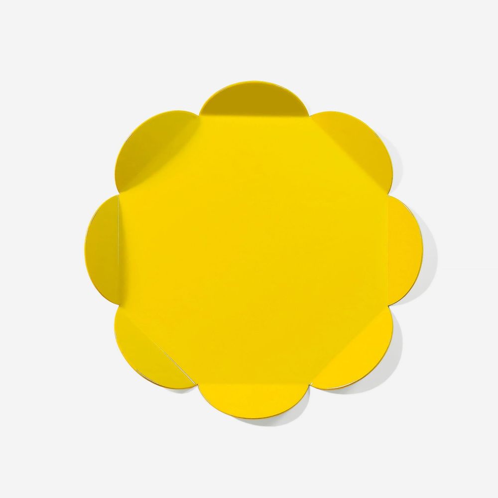 Plats et saladiers - Plateau Fleur – Plateau de service graphique en métal - ISUWA