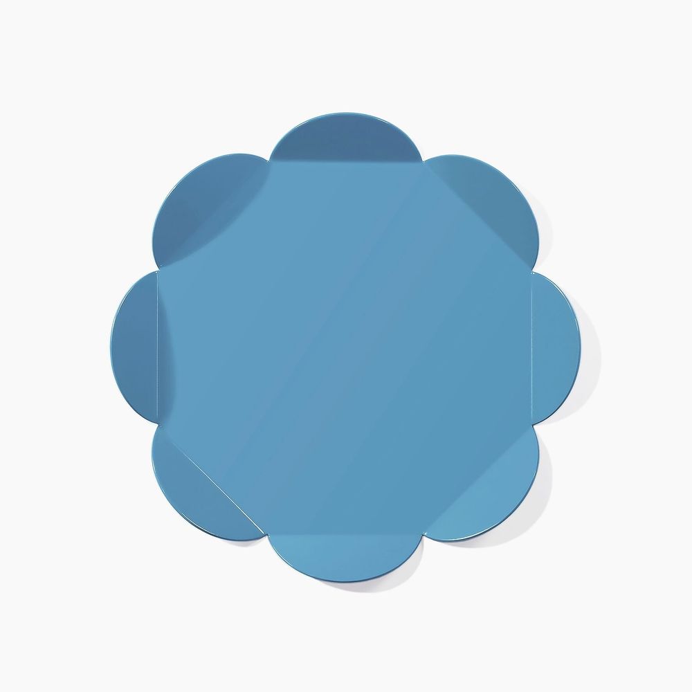 Plats et saladiers - Plateau Fleur – Plateau de service graphique en métal - ISUWA