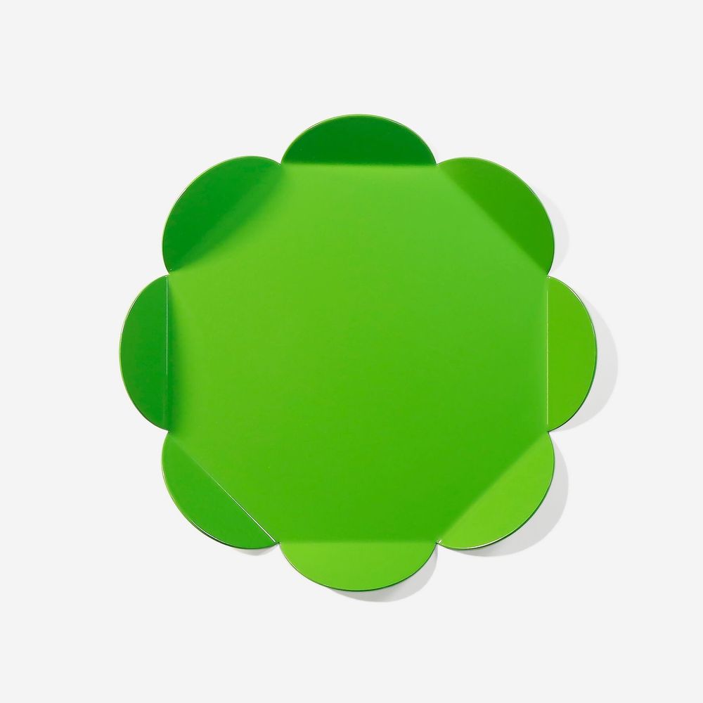 Plats et saladiers - Plateau Fleur – Plateau de service graphique en métal - ISUWA