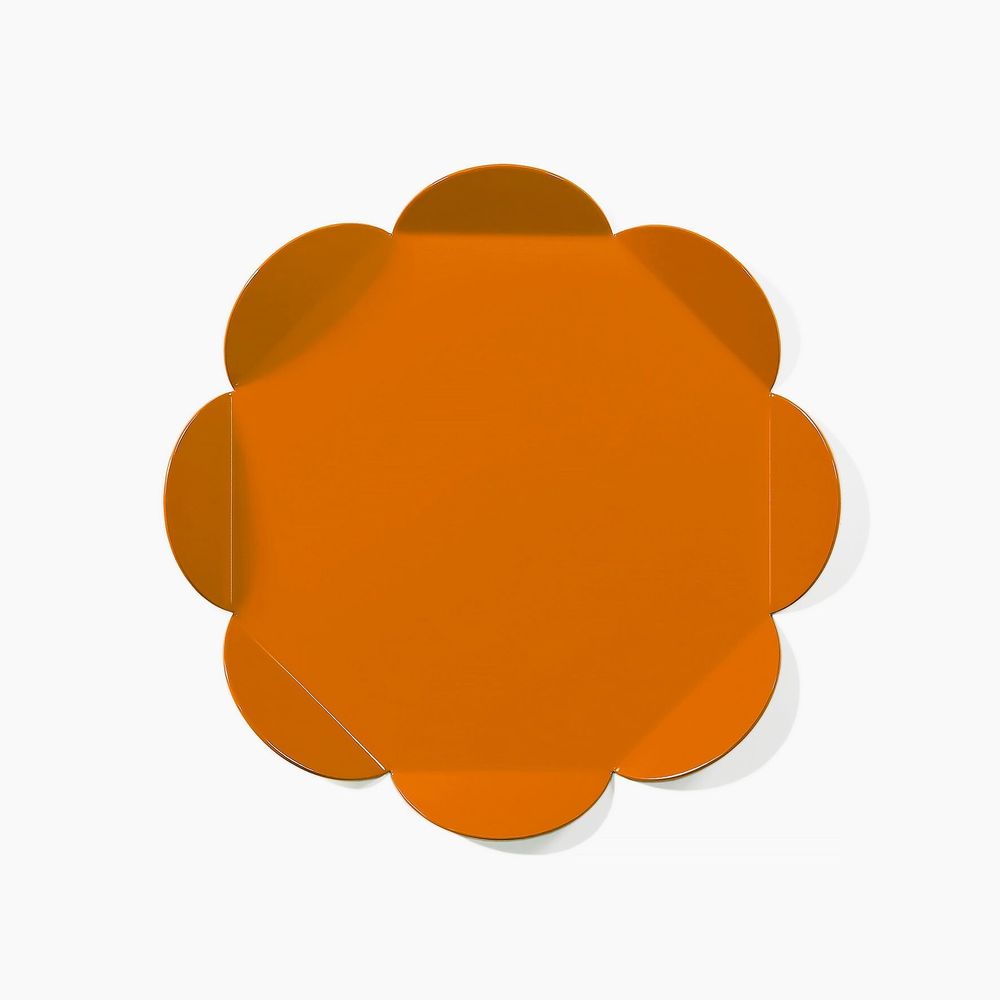 Plats et saladiers - Plateau Fleur – Plateau de service graphique en métal - ISUWA