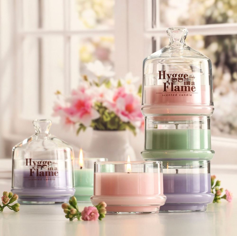 Candles - MIXAURA Set of 3 -Peony Scented Candle 170 gr. - RUBY
