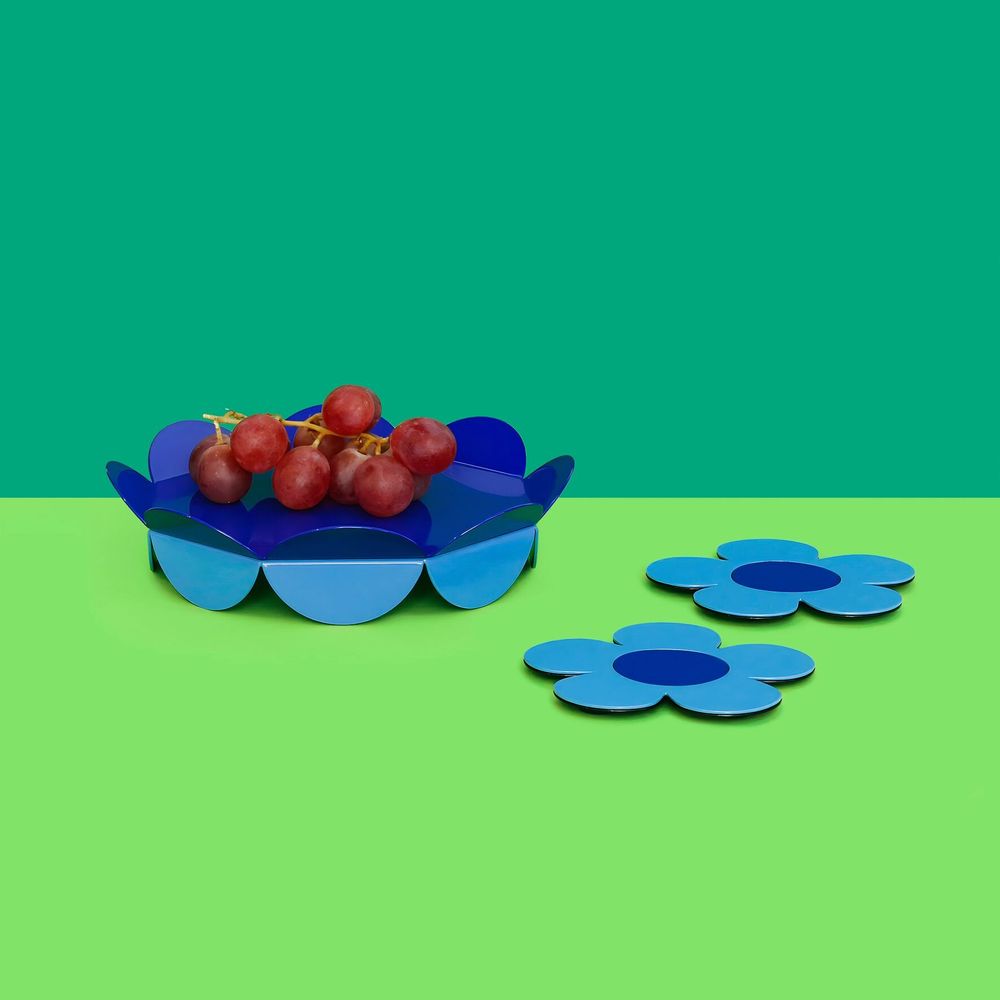 Plats et saladiers - Bol Vague M – Panier à fruits design et sculptural - ISUWA