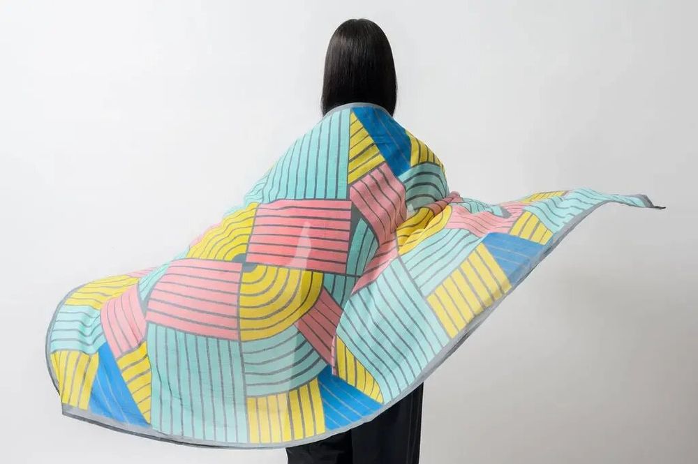 Scarves - Chromatic Orbit Scarf - KORES ACCESSORIES