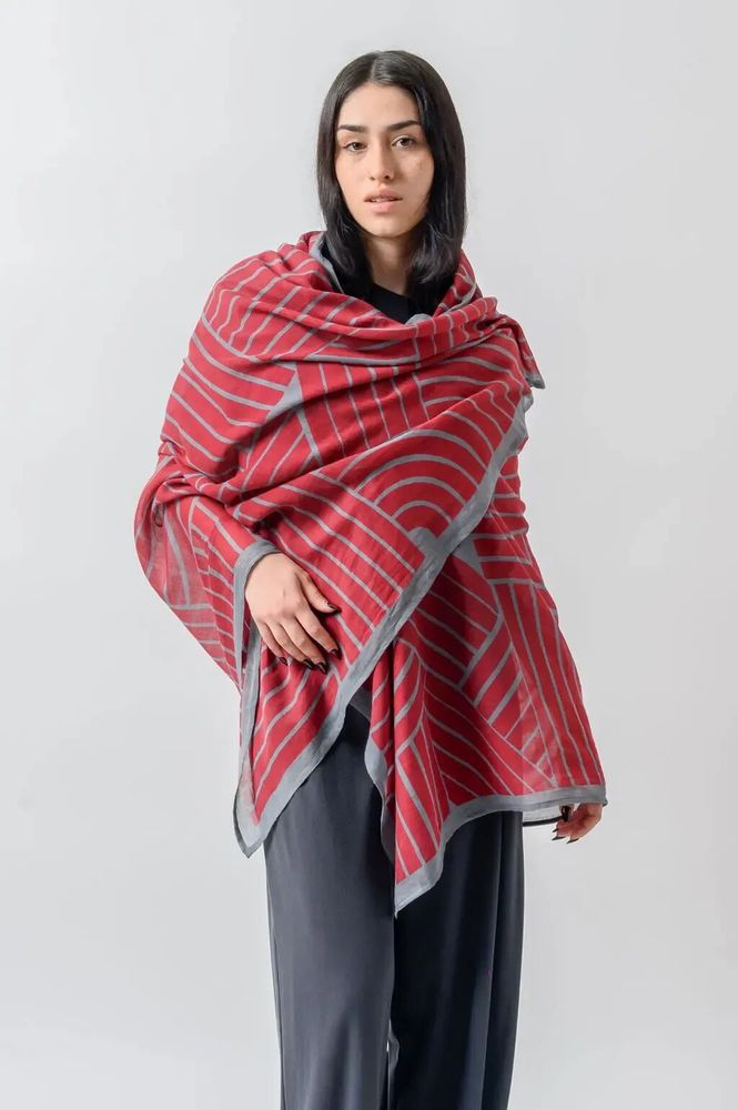 Scarves - Color Fugue Scarf - KORES ACCESSORIES